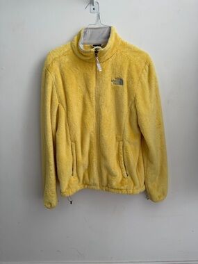 The North Face Bright Yellow Fleece Zip Jacket